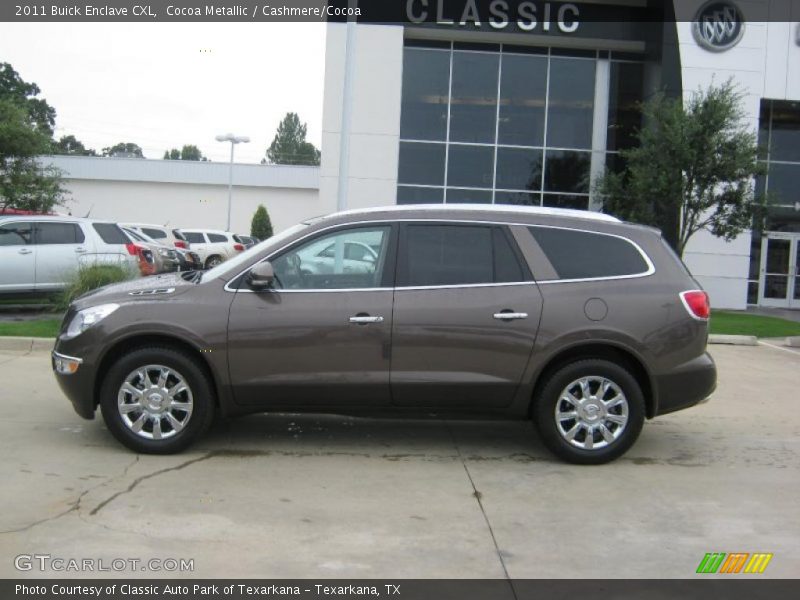 Cocoa Metallic / Cashmere/Cocoa 2011 Buick Enclave CXL