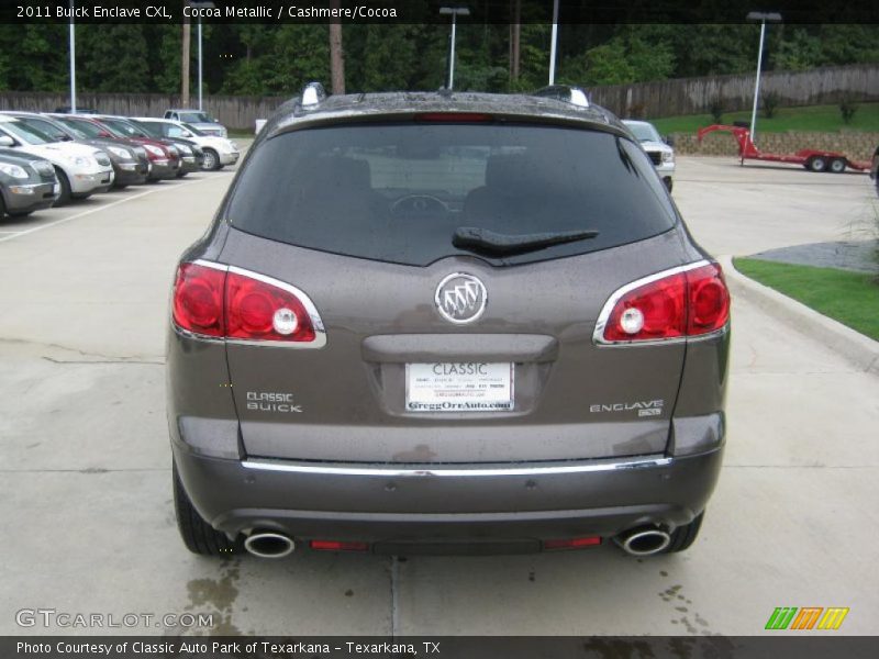 Cocoa Metallic / Cashmere/Cocoa 2011 Buick Enclave CXL