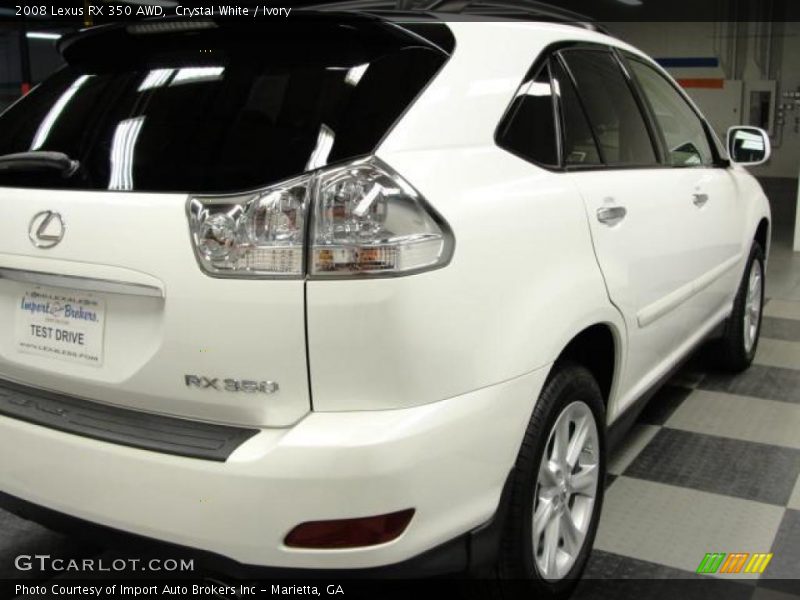 Crystal White / Ivory 2008 Lexus RX 350 AWD