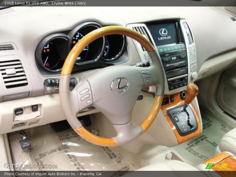 Crystal White / Ivory 2008 Lexus RX 350 AWD