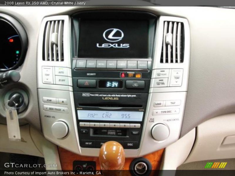 Crystal White / Ivory 2008 Lexus RX 350 AWD