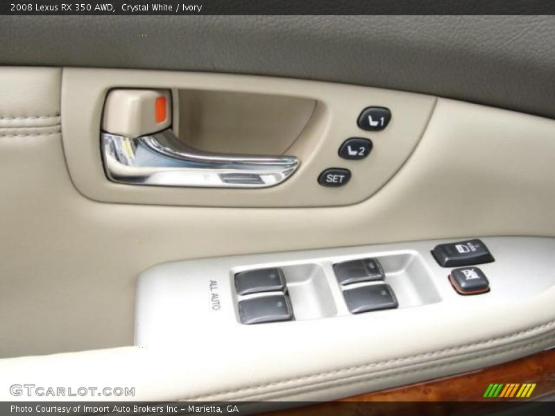 Crystal White / Ivory 2008 Lexus RX 350 AWD