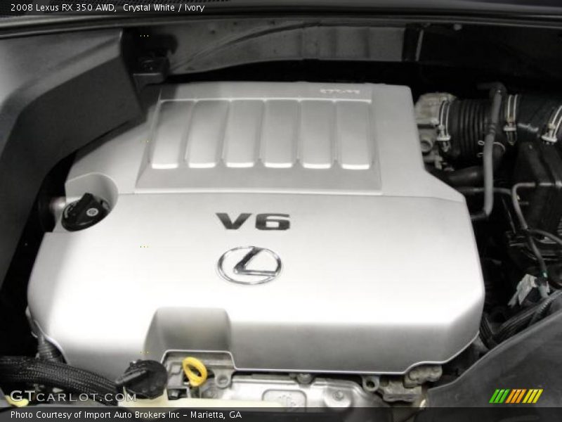 Crystal White / Ivory 2008 Lexus RX 350 AWD