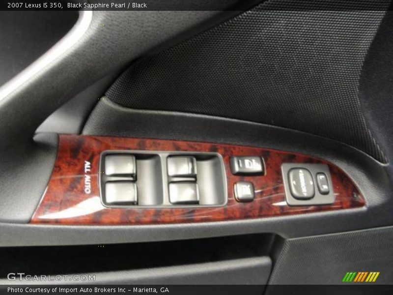 Black Sapphire Pearl / Black 2007 Lexus IS 350