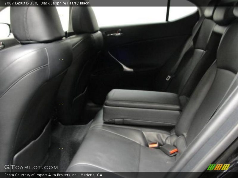 Black Sapphire Pearl / Black 2007 Lexus IS 350