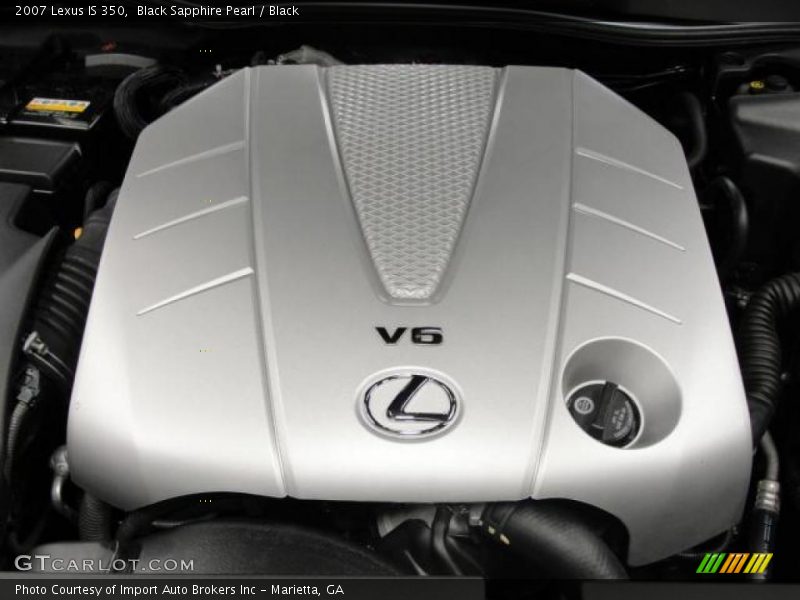 Black Sapphire Pearl / Black 2007 Lexus IS 350