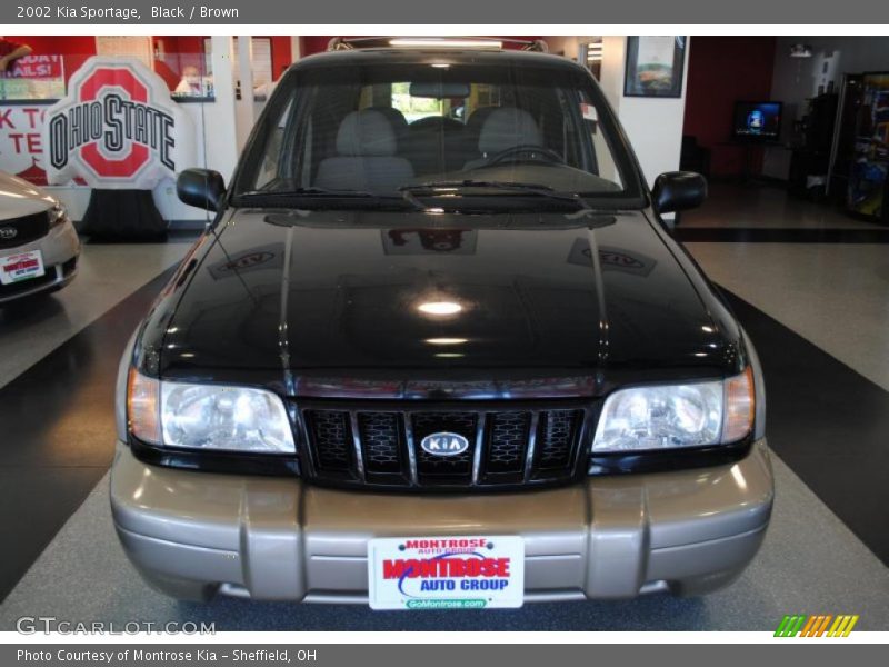 Black / Brown 2002 Kia Sportage