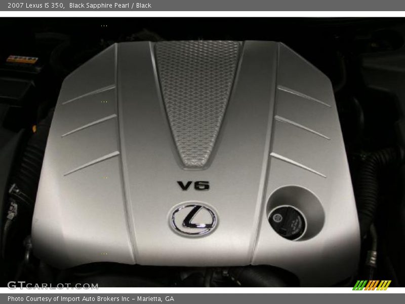 Black Sapphire Pearl / Black 2007 Lexus IS 350