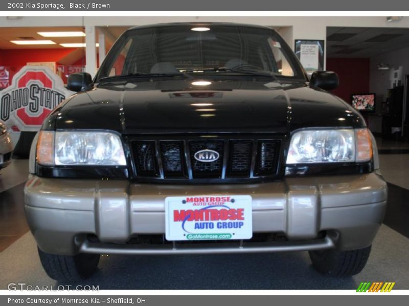 Black / Brown 2002 Kia Sportage