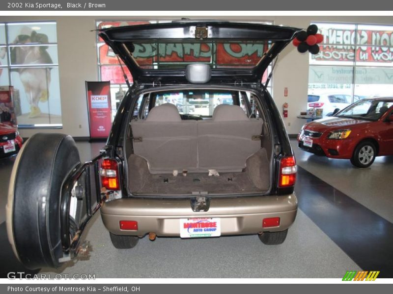 Black / Brown 2002 Kia Sportage