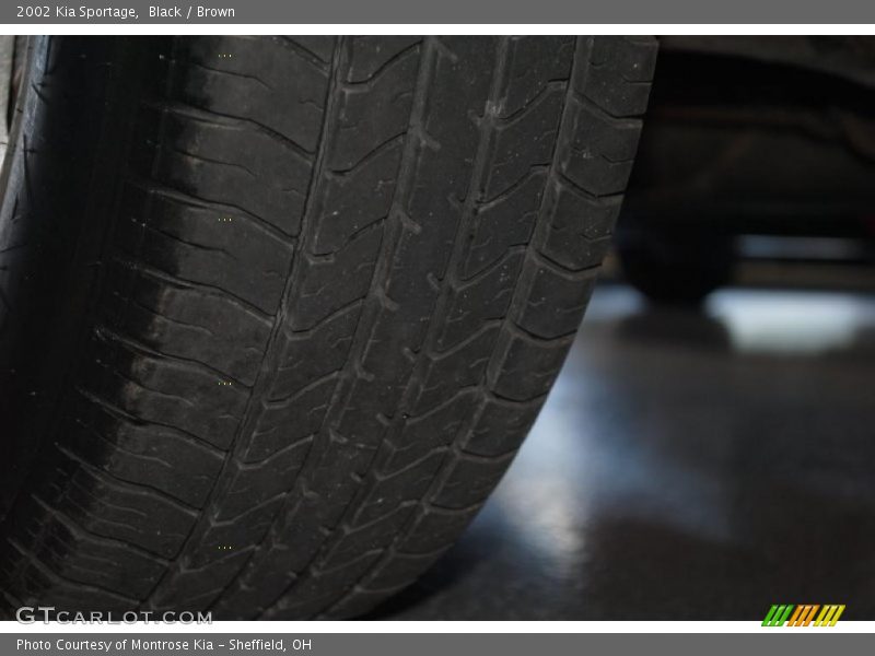 Black / Brown 2002 Kia Sportage