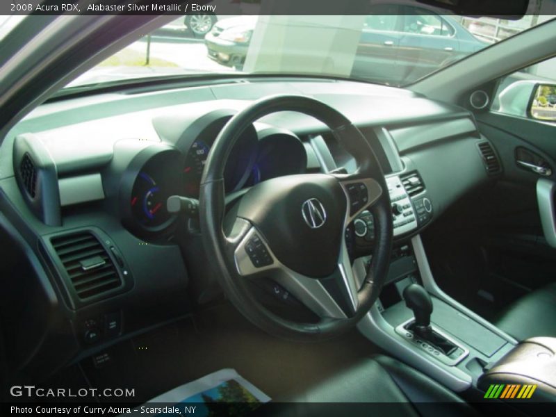 Alabaster Silver Metallic / Ebony 2008 Acura RDX