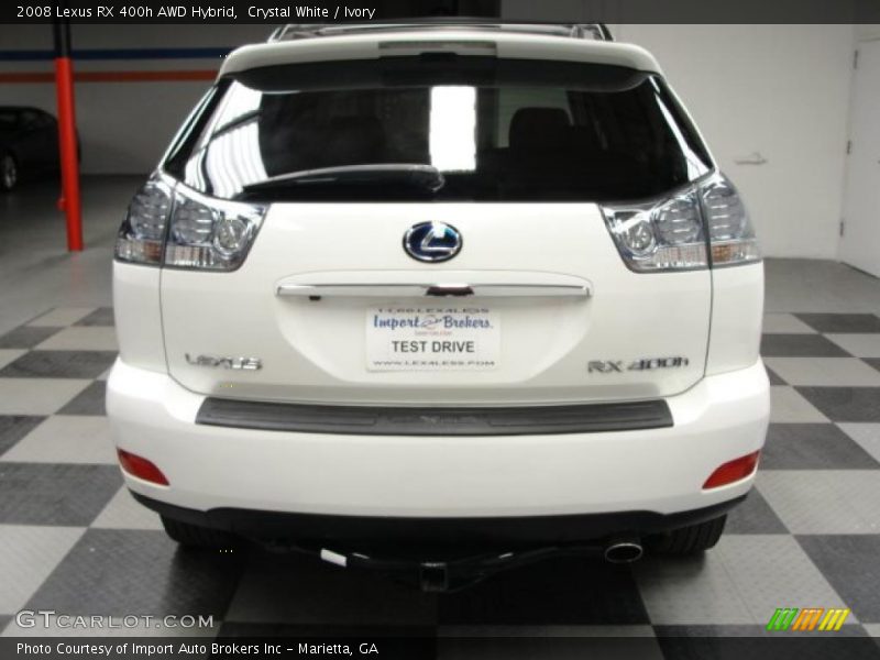 Crystal White / Ivory 2008 Lexus RX 400h AWD Hybrid