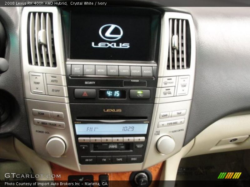 Crystal White / Ivory 2008 Lexus RX 400h AWD Hybrid