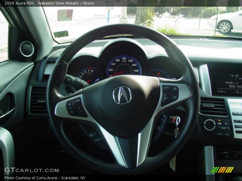 Alabaster Silver Metallic / Ebony 2008 Acura RDX