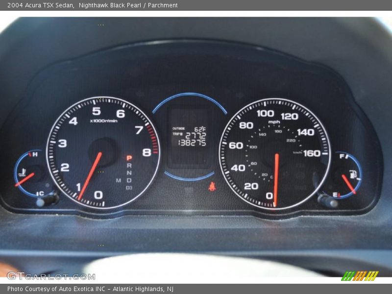 Nighthawk Black Pearl / Parchment 2004 Acura TSX Sedan