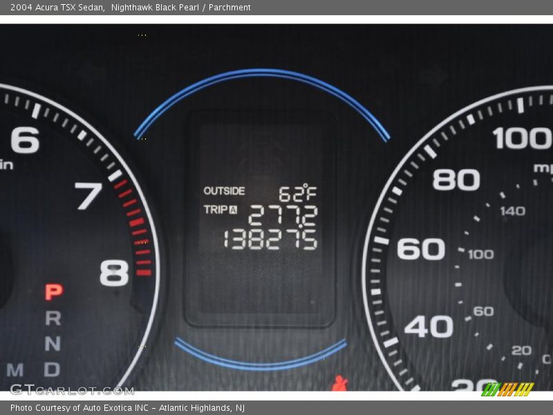 Nighthawk Black Pearl / Parchment 2004 Acura TSX Sedan