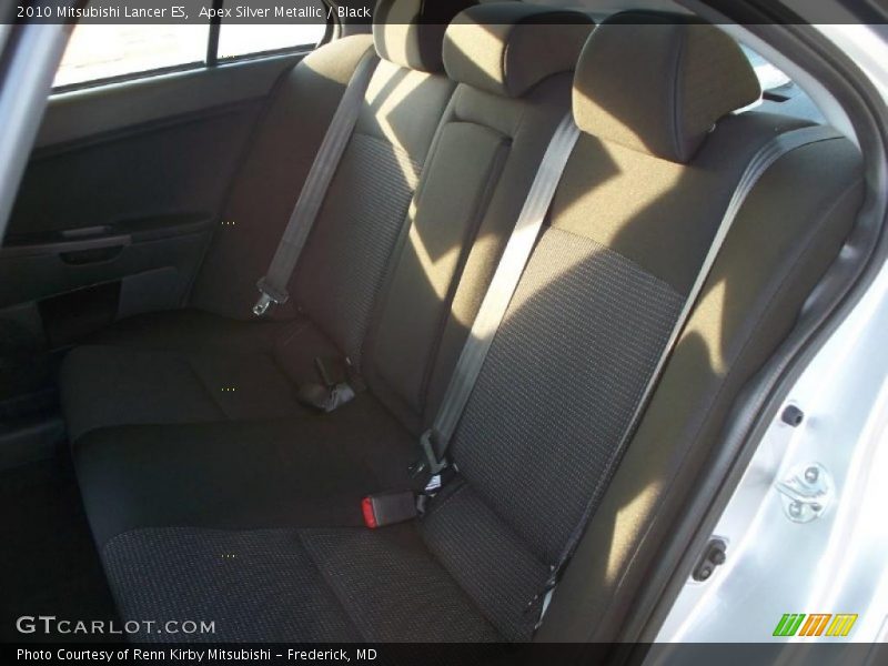 Apex Silver Metallic / Black 2010 Mitsubishi Lancer ES