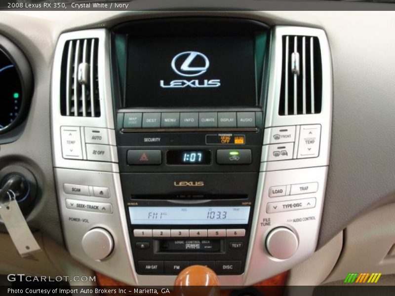 Crystal White / Ivory 2008 Lexus RX 350