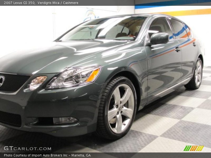 Verdigris Mica / Cashmere 2007 Lexus GS 350