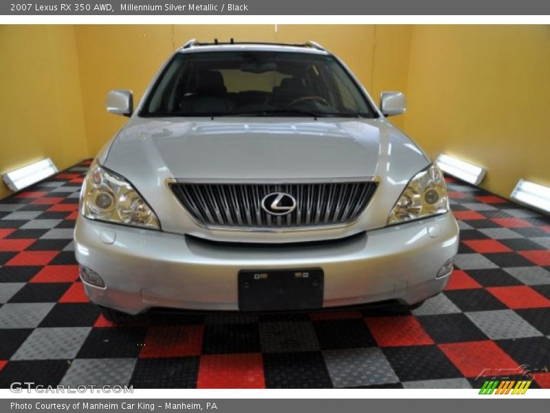 Millennium Silver Metallic / Black 2007 Lexus RX 350 AWD
