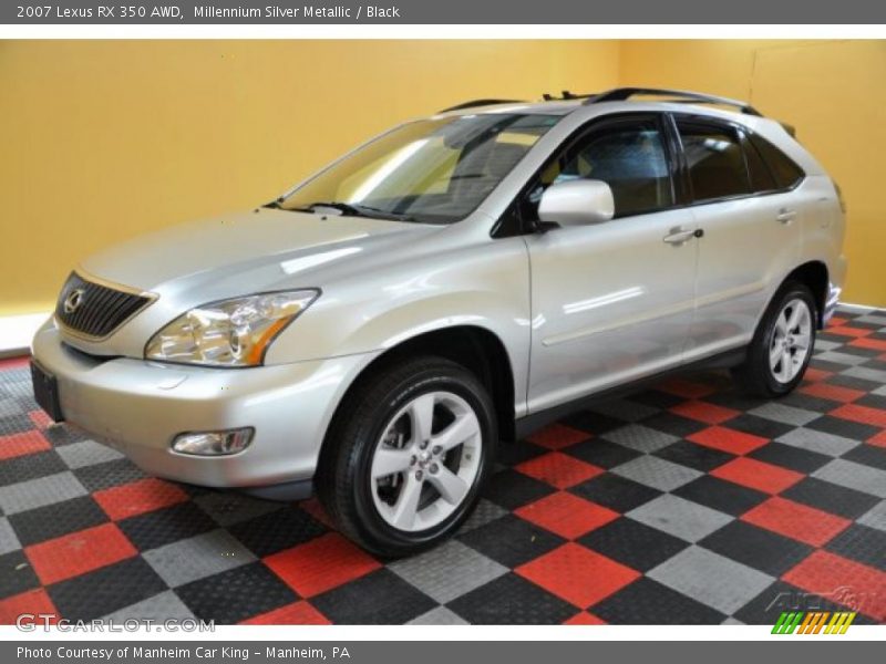 Millennium Silver Metallic / Black 2007 Lexus RX 350 AWD