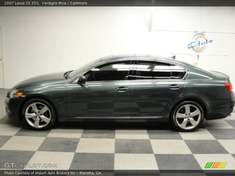 Verdigris Mica / Cashmere 2007 Lexus GS 350