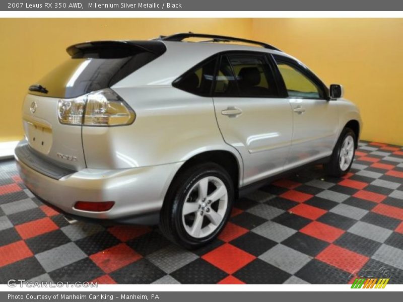 Millennium Silver Metallic / Black 2007 Lexus RX 350 AWD