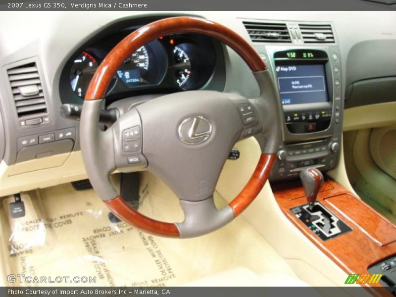 Verdigris Mica / Cashmere 2007 Lexus GS 350