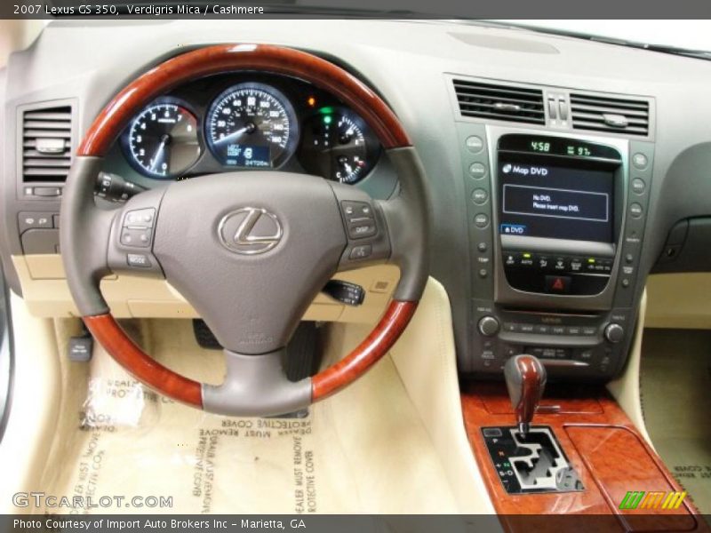 Verdigris Mica / Cashmere 2007 Lexus GS 350