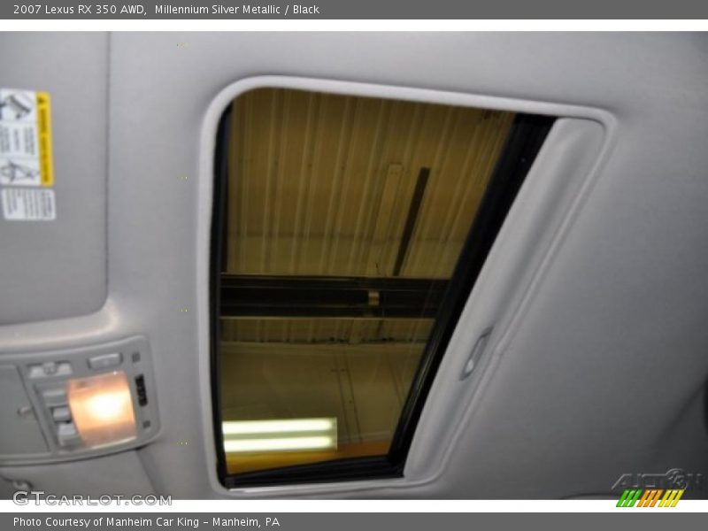 Millennium Silver Metallic / Black 2007 Lexus RX 350 AWD