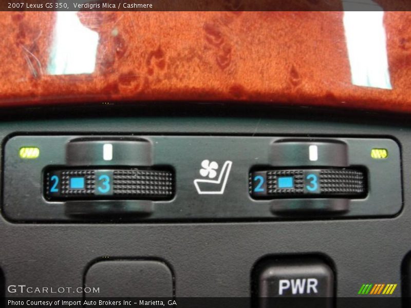 Verdigris Mica / Cashmere 2007 Lexus GS 350