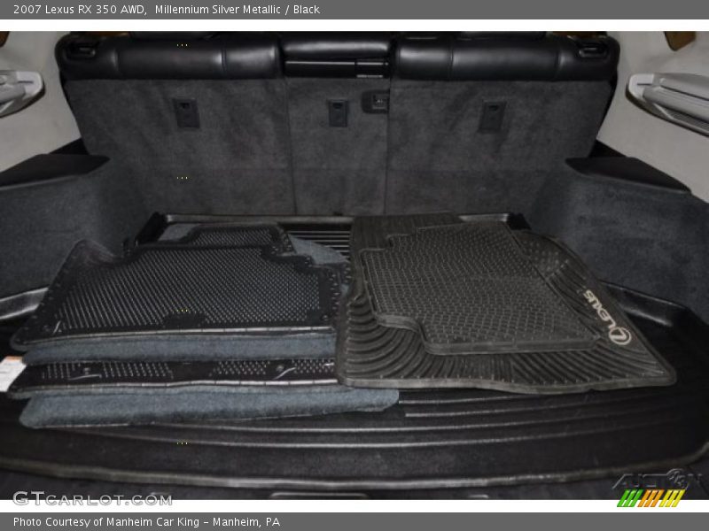 Millennium Silver Metallic / Black 2007 Lexus RX 350 AWD