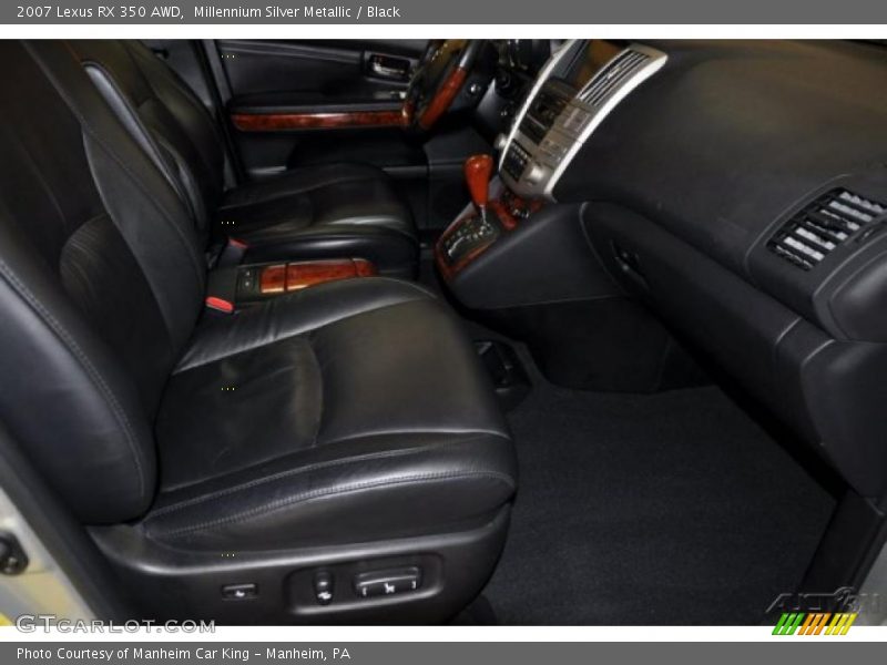 Millennium Silver Metallic / Black 2007 Lexus RX 350 AWD