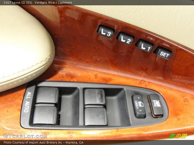 Verdigris Mica / Cashmere 2007 Lexus GS 350