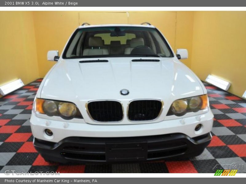 Alpine White / Beige 2001 BMW X5 3.0i