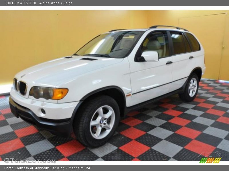 Alpine White / Beige 2001 BMW X5 3.0i