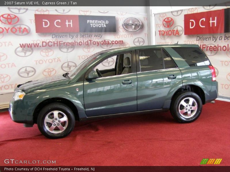 Cypress Green / Tan 2007 Saturn VUE V6