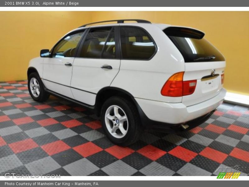 Alpine White / Beige 2001 BMW X5 3.0i