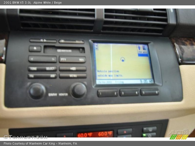 Alpine White / Beige 2001 BMW X5 3.0i