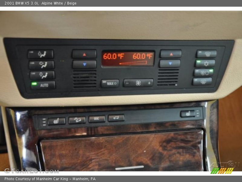 Alpine White / Beige 2001 BMW X5 3.0i