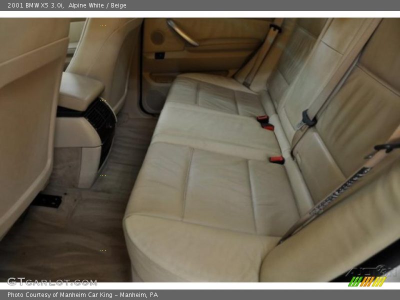 Alpine White / Beige 2001 BMW X5 3.0i