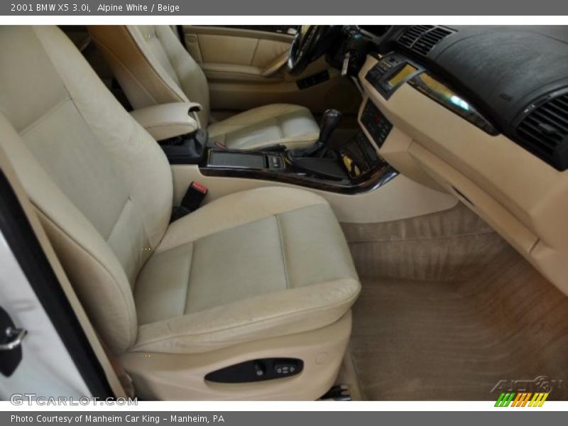 Alpine White / Beige 2001 BMW X5 3.0i