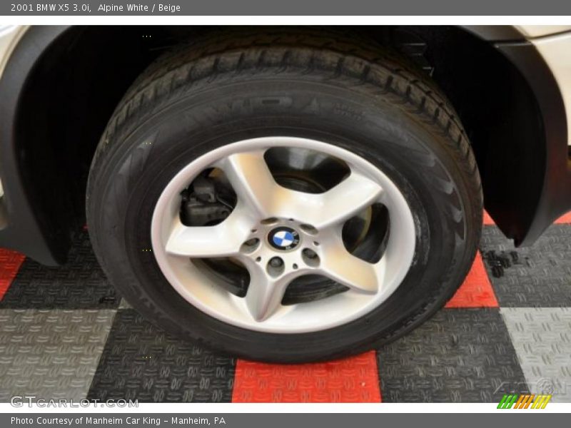 Alpine White / Beige 2001 BMW X5 3.0i