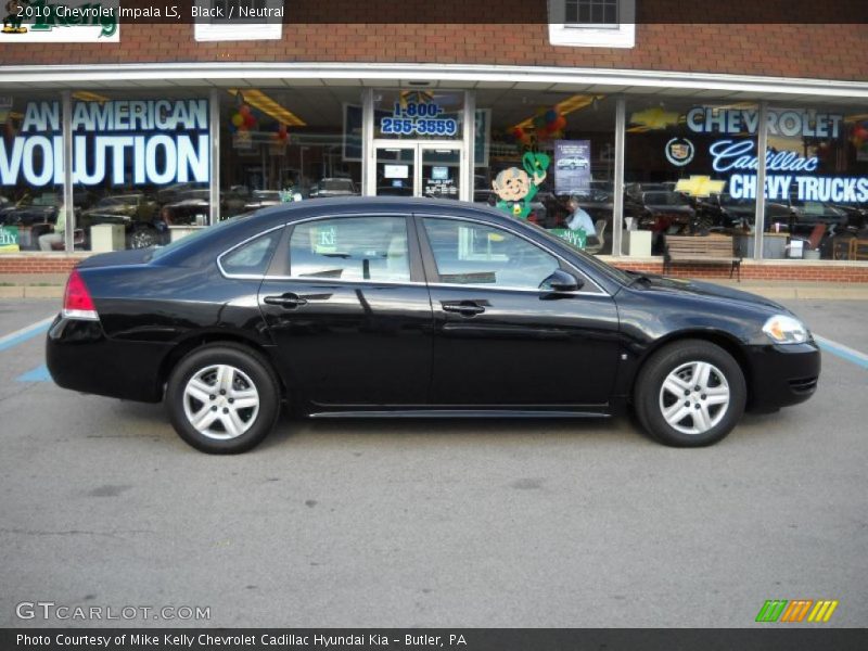 Black / Neutral 2010 Chevrolet Impala LS