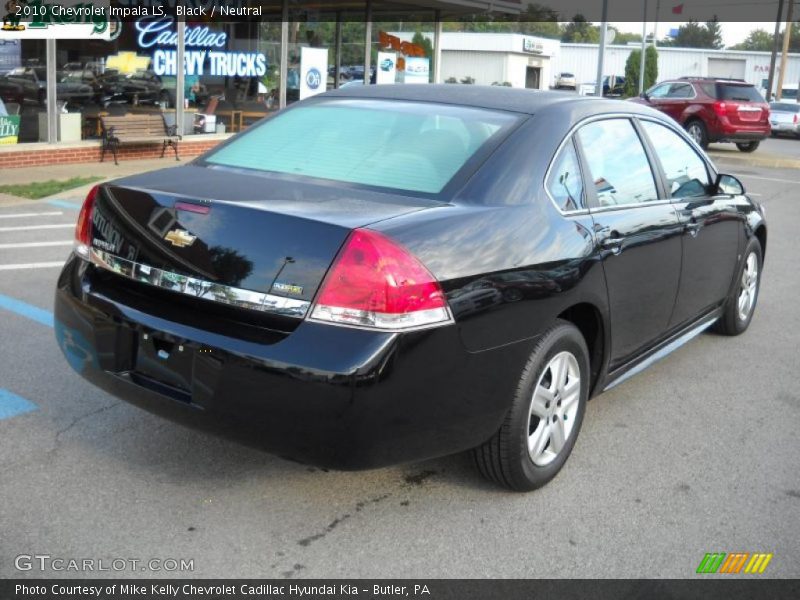 Black / Neutral 2010 Chevrolet Impala LS