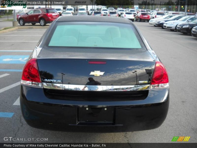 Black / Neutral 2010 Chevrolet Impala LS