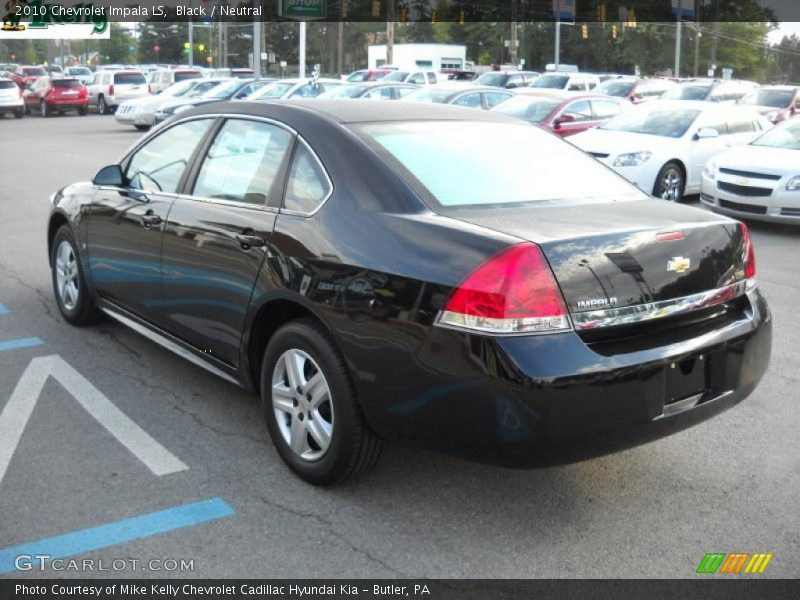 Black / Neutral 2010 Chevrolet Impala LS