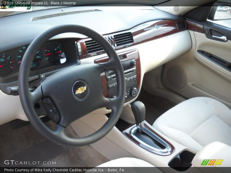 Black / Neutral 2010 Chevrolet Impala LS