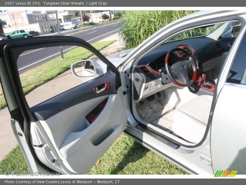 Tungsten Silver Metallic / Light Gray 2007 Lexus ES 350